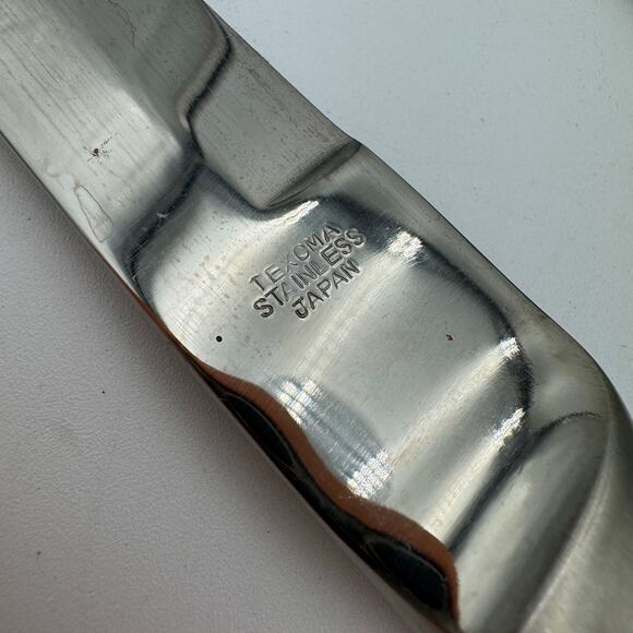 Vintage Carving Set Texhoma Mid Century Stainless Steel 3 pc Boxed Japan - Picture 6 of 9